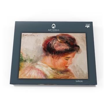 Darstellung des Puzzle Motivs Head of Young Girl (Tête de jeune fille) (1905–1908) by Pierre-Auguste Renoir 200 Puzzle Schachtel Ansicht3