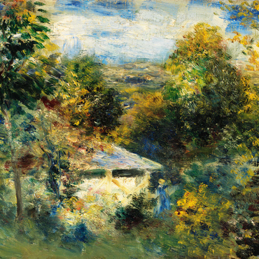 Darstellung des Puzzle Motivs Louveciennes (1872–1873) by Pierre-Auguste Renoir 1000 Puzzle 3D Modell