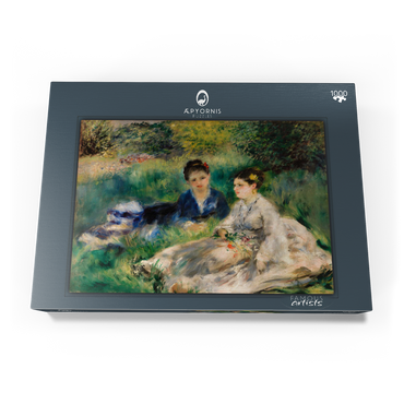 Darstellung des Puzzle Motivs On the Grass (Jeunes femmes assises dans l'herbe) (1873) by Pierre-Auguste Renoir 1000 Puzzle Schachtel Ansicht3
