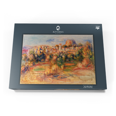 Darstellung des Puzzle Motivs Landscape, La Gaude (Paysage, La Gaude) (1910) by Pierre-Auguste Renoir 500 Puzzle Schachtel Ansicht3