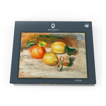 Darstellung des Puzzle Motivs Lemons and Orange (Citrons et orange) (1913) by Pierre-Auguste Renoir 100 Puzzle Schachtel Ansicht3