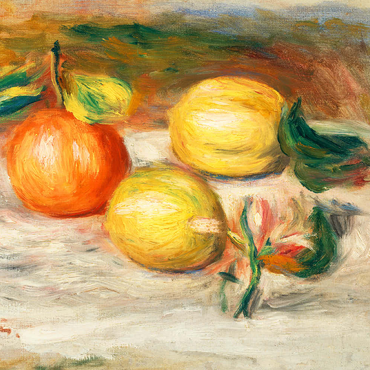 Darstellung des Puzzle Motivs Lemons and Orange (Citrons et orange) (1913) by Pierre-Auguste Renoir 200 Puzzle 3D Modell