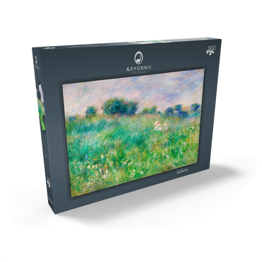 Darstellung des Puzzle Motivs Meadow (La Prairie) (1880) by Pierre-Auguste Renoir 100 Puzzle Schachtel Ansicht2