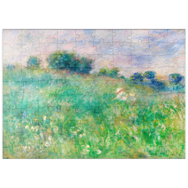 Darstellung des Puzzle Motivs puzzleplate Meadow (La Prairie) (1880) by Pierre-Auguste Renoir 100 Puzzle