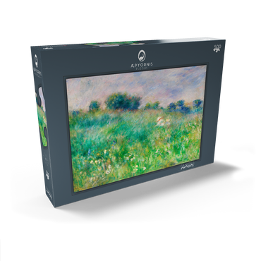 Darstellung des Puzzle Motivs Meadow (La Prairie) (1880) by Pierre-Auguste Renoir 500 Puzzle Schachtel Ansicht2