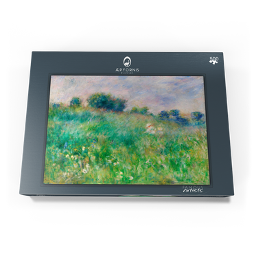 Darstellung des Puzzle Motivs Meadow (La Prairie) (1880) by Pierre-Auguste Renoir 500 Puzzle Schachtel Ansicht3