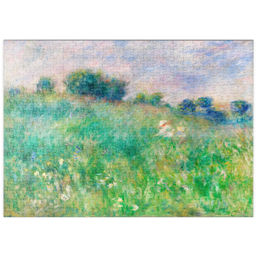 Darstellung des Puzzle Motivs puzzleplate Meadow (La Prairie) (1880) by Pierre-Auguste Renoir 500 Puzzle