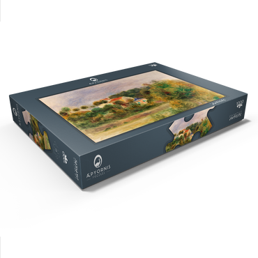 Darstellung des Puzzle Motivs Houses in a Park (Maisons dans un parc) (1911) by Pierre-Auguste Renoir 1000 Puzzle Schachtel Ansicht1