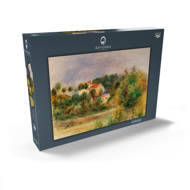 Darstellung des Puzzle Motivs Houses in a Park (Maisons dans un parc) (1911) by Pierre-Auguste Renoir 1000 Puzzle Schachtel Ansicht2