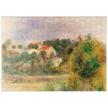 Darstellung des Puzzle Motivs puzzleplate Houses in a Park (Maisons dans un parc) (1911) by Pierre-Auguste Renoir 200 Puzzle