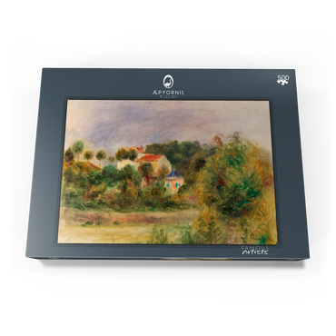 Darstellung des Puzzle Motivs Houses in a Park (Maisons dans un parc) (1911) by Pierre-Auguste Renoir 500 Puzzle Schachtel Ansicht3