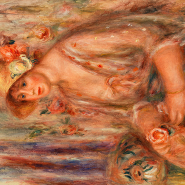 Darstellung des Puzzle Motivs Woman in Muslin Dress (Femme en robe de mousseline) (1917) by Pierre-Auguste Renoir 1000 Puzzle 3D Modell