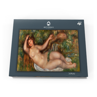 Darstellung des Puzzle Motivs Reclining Nude (Femme nue couchée) (1910) by Pierre-Auguste Renoir 100 Puzzle Schachtel Ansicht3