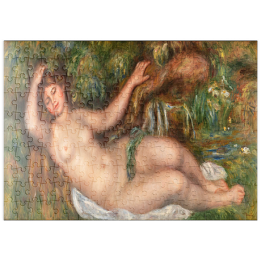 Darstellung des Puzzle Motivs puzzleplate Reclining Nude (Femme nue couchée) (1910) by Pierre-Auguste Renoir 200 Puzzle