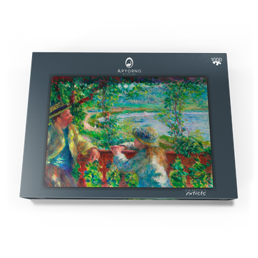 Darstellung des Puzzle Motivs Near the Lake (1879–1890) by Pierre-Auguste Renoir 1000 Puzzle Schachtel Ansicht3