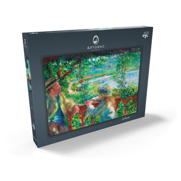 Darstellung des Puzzle Motivs Near the Lake (1879–1890) by Pierre-Auguste Renoir 100 Puzzle Schachtel Ansicht2