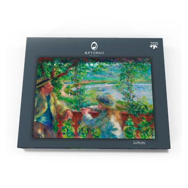 Darstellung des Puzzle Motivs Near the Lake (1879–1890) by Pierre-Auguste Renoir 200 Puzzle Schachtel Ansicht3