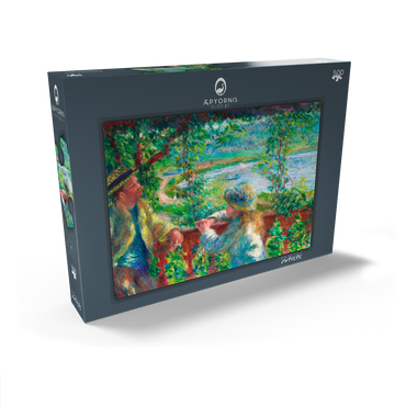Darstellung des Puzzle Motivs Near the Lake (1879–1890) by Pierre-Auguste Renoir 500 Puzzle Schachtel Ansicht2