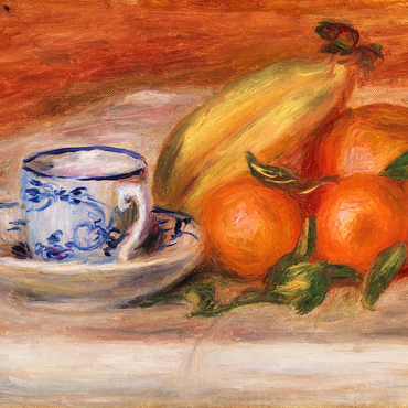 Darstellung des Puzzle Motivs Oranges, Bananas, and Teacup (Oranges, bananes et tasse de thé) (1908) by Pierre-Auguste Renoir 200 Puzzle 3D Modell