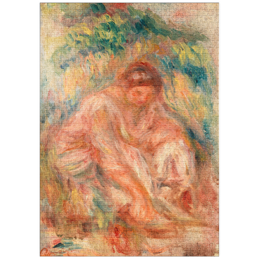 Darstellung des Puzzle Motivs puzzleplate Sketch of a Woman (Esquisse de femme) (1916) by Pierre-Auguste Renoir 1000 Puzzle