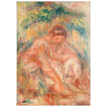 Darstellung des Puzzle Motivs puzzleplate Sketch of a Woman (Esquisse de femme) (1916) by Pierre-Auguste Renoir 100 Puzzle