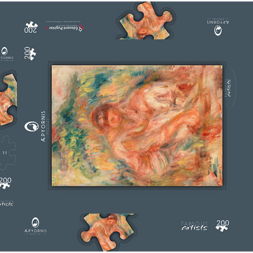 Darstellung des Puzzle Motivs Sketch of a Woman (Esquisse de femme) (1916) by Pierre-Auguste Renoir 200 Puzzle Schachtel 3D Modell