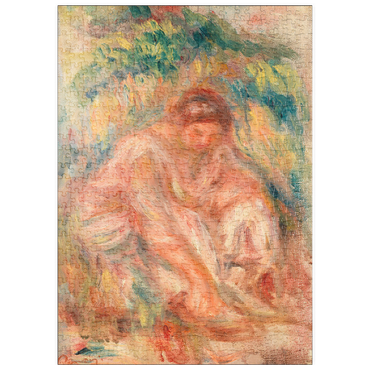 Darstellung des Puzzle Motivs puzzleplate Sketch of a Woman (Esquisse de femme) (1916) by Pierre-Auguste Renoir 500 Puzzle