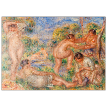 Darstellung des Puzzle Motivs puzzleplate Bathing Group (1916) by Pierre-Auguste Renoir 200 Puzzle