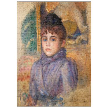 Darstellung des Puzzle Motivs puzzleplate Portrait of a Young Woman (Portrait de jeune femme) (1885) by Pierre-Auguste Renoir 200 Puzzle