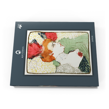 Darstellung des Puzzle Motivs Bust of Mademoiselle Lender (1895) by Henri de Toulouse–Lautrec 100 Puzzle Schachtel Ansicht3