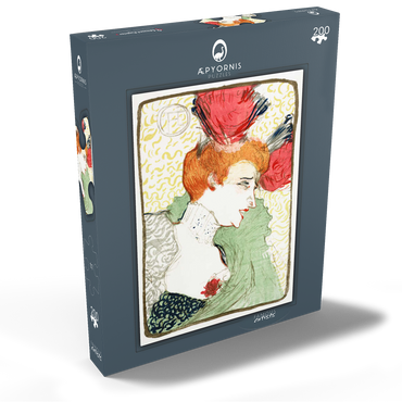 Darstellung des Puzzle Motivs Bust of Mademoiselle Lender (1895) by Henri de Toulouse–Lautrec 200 Puzzle Schachtel Ansicht2