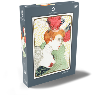 Darstellung des Puzzle Motivs Bust of Mademoiselle Lender (1895) by Henri de Toulouse–Lautrec 500 Puzzle Schachtel Ansicht2