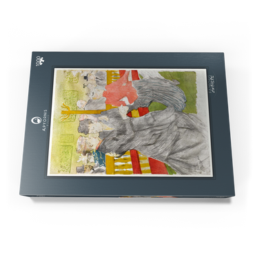 Darstellung des Puzzle Motivs Dance at the Moulin Rouge (1897) by Henri de Toulouse–Lautrec 1000 Puzzle Schachtel Ansicht3