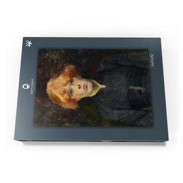 Darstellung des Puzzle Motivs Carmen (ca. 1884 ) by Henri de Toulouse–Lautrec 500 Puzzle Schachtel Ansicht3