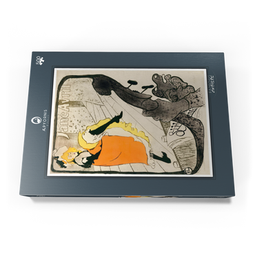 Darstellung des Puzzle Motivs Jane Avril (1893) print by Henri de Toulouse–Lautrec 500 Puzzle Schachtel Ansicht3