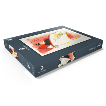 Darstellung des Puzzle Motivs Balcony with a Gilded Grotesque Mask (1894) print by Henri de Toulouse–Lautrec 100 Puzzle Schachtel Ansicht1