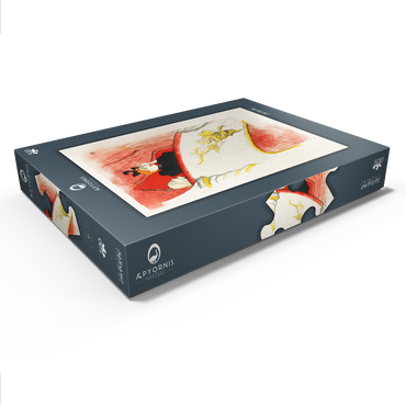 Darstellung des Puzzle Motivs Balcony with a Gilded Grotesque Mask (1894) print by Henri de Toulouse–Lautrec 500 Puzzle Schachtel Ansicht1