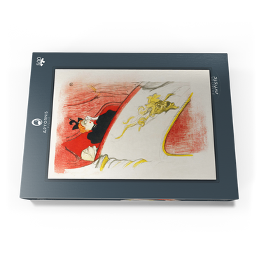 Darstellung des Puzzle Motivs Balcony with a Gilded Grotesque Mask (1894) print by Henri de Toulouse–Lautrec 500 Puzzle Schachtel Ansicht3