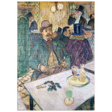 Darstellung des Puzzle Motivs puzzleplate Monsieur Boileau at the Café (1893) by Henri de Toulouse–Lautrec 200 Puzzle
