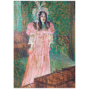 Darstellung des Puzzle Motivs puzzleplate May Belfort (1895) by Henri de Toulouse–Lautrec 1000 Puzzle