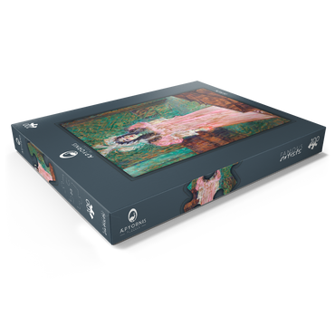 Darstellung des Puzzle Motivs May Belfort (1895) by Henri de Toulouse–Lautrec 100 Puzzle Schachtel Ansicht1