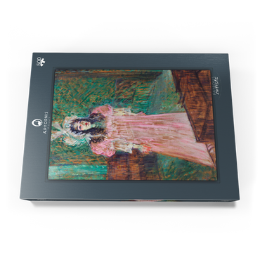 Darstellung des Puzzle Motivs May Belfort (1895) by Henri de Toulouse–Lautrec 500 Puzzle Schachtel Ansicht3
