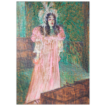 Darstellung des Puzzle Motivs puzzleplate May Belfort (1895) by Henri de Toulouse–Lautrec 500 Puzzle