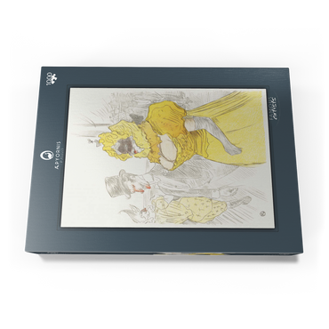 Darstellung des Puzzle Motivs Affiche Au Bal des Etudiants (1900) by Henri de Toulouse–Lautrec 1000 Puzzle Schachtel Ansicht3