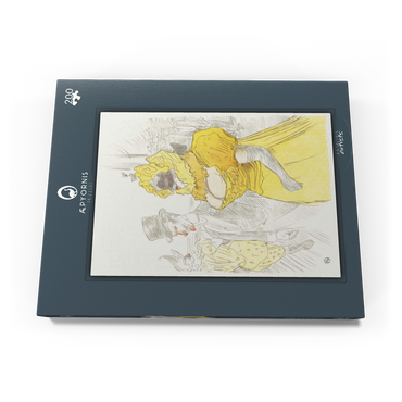 Darstellung des Puzzle Motivs Affiche Au Bal des Etudiants (1900) by Henri de Toulouse–Lautrec 200 Puzzle Schachtel Ansicht3