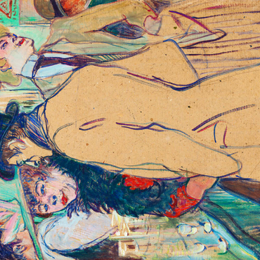 Darstellung des Puzzle Motivs Alfred la Guigne (1894) by Henri de Toulouse–Lautrec 200 Puzzle 3D Modell