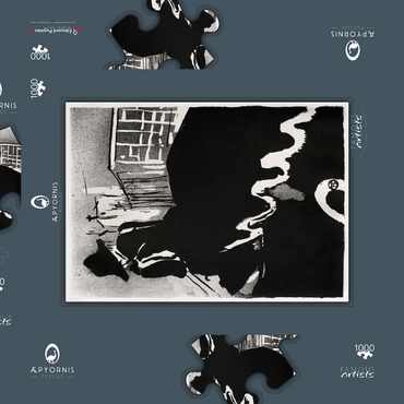 Darstellung des Puzzle Motivs Ultime Ballade (1893) by Henri de Toulouse–Lautrec 1000 Puzzle Schachtel 3D Modell