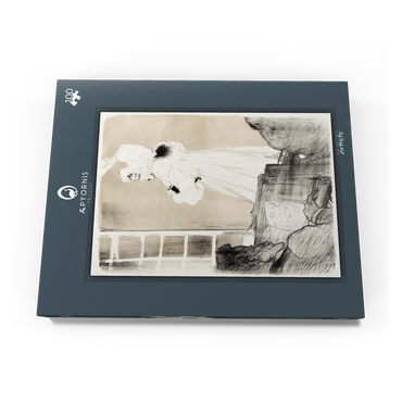 Darstellung des Puzzle Motivs Miss May Belfort (1895) by Henri de Toulouse–Lautrec 100 Puzzle Schachtel Ansicht3
