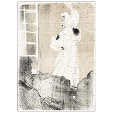 Darstellung des Puzzle Motivs puzzleplate Miss May Belfort (1895) by Henri de Toulouse–Lautrec 200 Puzzle