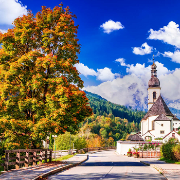Darstellung des Puzzle Motivs Ramsau bei Berchtesgaden, Deutschland 200 Puzzle 3D Modell
